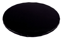 Podkład pod tort gruby 10mm sztywny powlekany Czarny 30cm