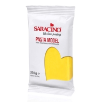 Masa cukrowa do figurek Saracino żółta 250g 