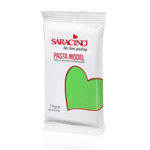 Masa cukrowa do figurek Saracino jasnozielona