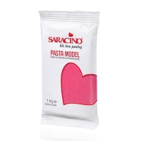Masa cukrowa do figurek Saracino fuksja 1kg 