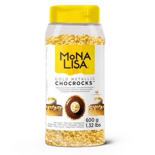 Posypka Złote Chocrocks metaliczne Mona Lisa 600g