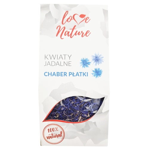 Niebieski Chaber płatki Love Nature