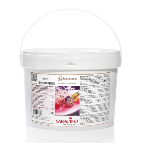 Polewa lustrzana Mirror Glaze Saracino Przezroczysta 3kg