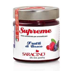 Aromat w kremie Owoce Leśne pasta smakowa Saracino 200g