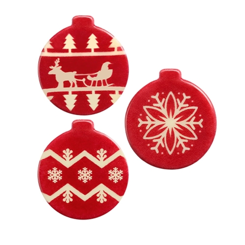 Bombki czekoladowe dekoracja świąteczna