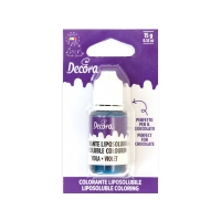 Barwnik w płynie do mas tłustych Decora Fioletowy 15g