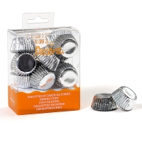 Papilotki do muffinek pralin Bon Bon Decora Srebrne 180szt