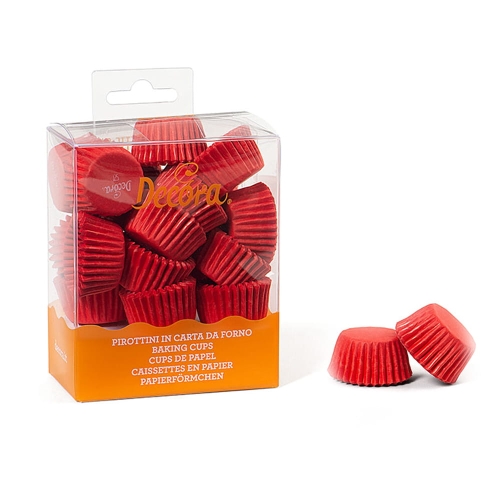 Papilotki do muffinek pralin Bon Bon Decora Czerwone 200szt
