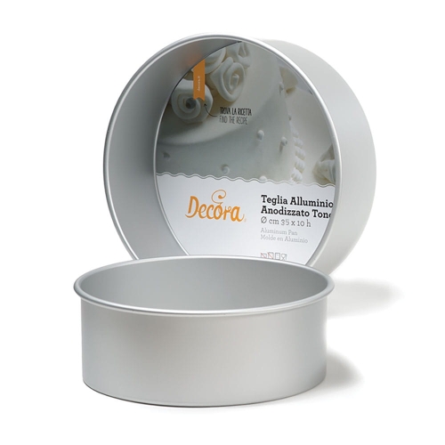 Forma do pieczenia okrągła Decora aluminium 35x10cm
