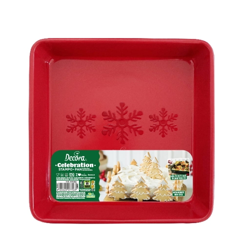 Forma do pieczenia Świąteczna kwadratowa Decora 24,5x24x5cm