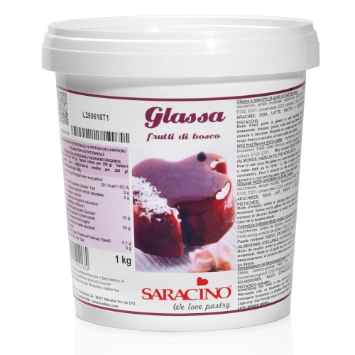 Polewa lustrzana Saracino Owoce Leśne 1kg