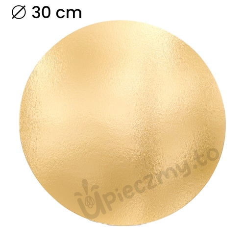 Podkładka pod tort gładka Złoty Krążek cienki 30cm