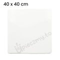 Podkład pod tort prostokątny styrodur 10mm Biały 40x40cm