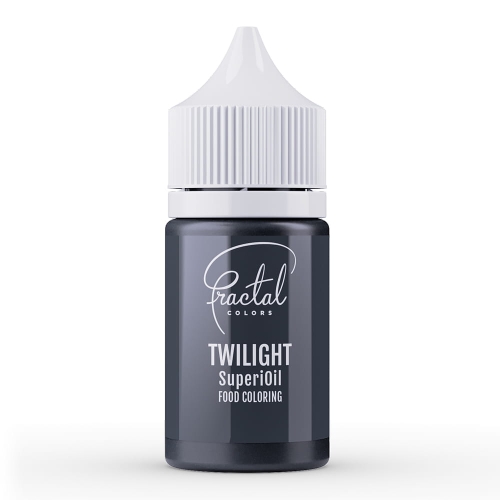 Barwnik olejowy do mas tłustych Fractal Czarny 30ml