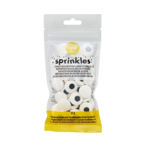 Jadalne oczy do dekoracji Duże posypka cukrowa Wilton 57g