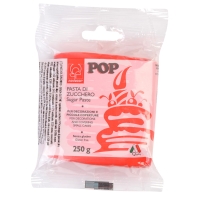 Masa cukrowa POP Modecor lukier plastyczny Czerwony 250g