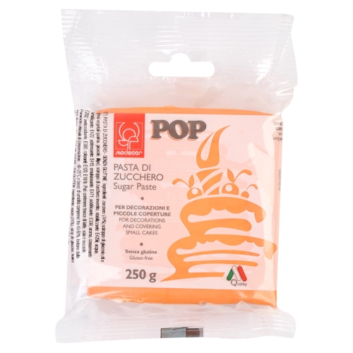 POP Modecor lukier plastyczny Pomarańczowy 250g