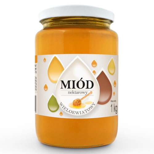 Miód wielokwiatowy nektarowy 1kg