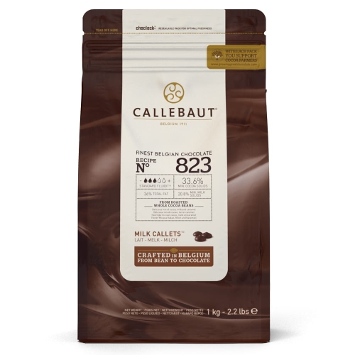 Czekolada mleczna 33,6% Callebaut Receptura 823 1kg