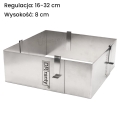 Rant regulowany prostokątny 16-32cm Dorosiowe Ranty h8