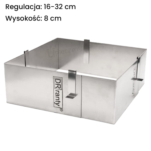 Rant regulowany prostokątny 16-32cm Dorosiowe Ranty h8