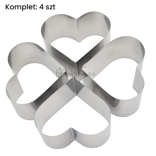 Rant do Bento Cake Serce Dorosiowe Ranty ZESTAW 4szt