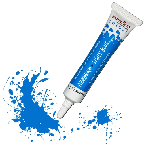 Barwnik spożywczy w żelu tubka Saracino Błękitny 20g