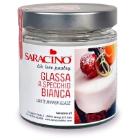 Polewa lustrzana Mirror Glaze Saracino Glazura Biała 350g