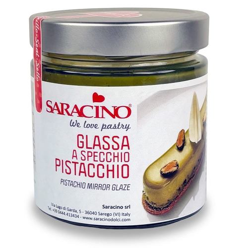 Polewa lustrzana Mirror Glaze Saracino Pistacjowa Zielona 350g