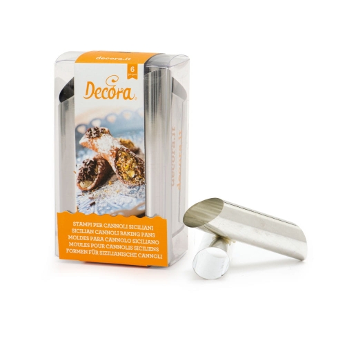 Rurki do cannoli sycylijskich foremki do pieczenia Decora 6szt