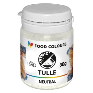 Neutralny Tiul jadalny na tort baza w proszku Food Colours 30g