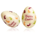 Jajka 3D Happy Easter Wielkanoc dekoracja czekoladowa 96szt