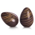 Jajka 3D Złoto i Ciemna czekolada dekoracja na Wielkanoc 96szt