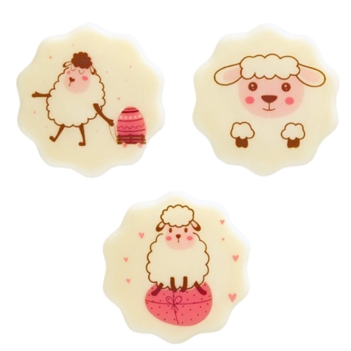 Owieczki wielkanocne dekoracja czekoladowa Barbara 105szt