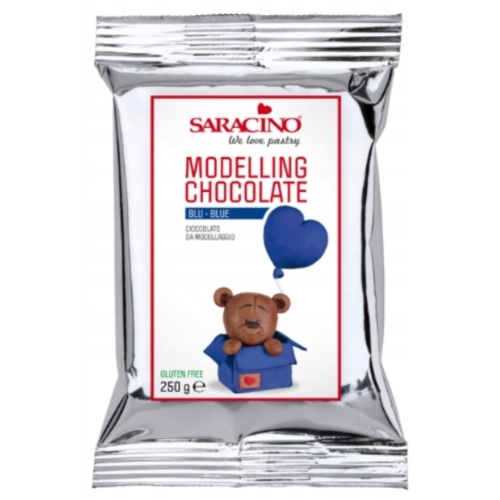 Czekolada plastyczna Niebieska Saracino 250g