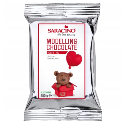 Czekolada plastyczna Czerwona Saracino 250g