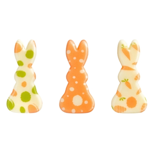 Zające dekoracja czekoladowa na Wielkanoc Barbara 135sz