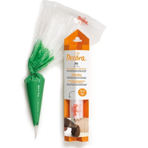 Worki cukiernicze foliowe antypoślizgowe Decora 46cm 20szt