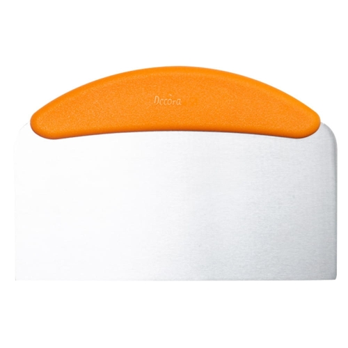 Metalowa skrobka do tortu z uchwytem Decora 22,5x11cm