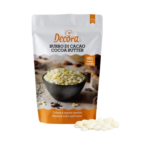 Masło kakaowe naturalne w pastylkach Decora 160g