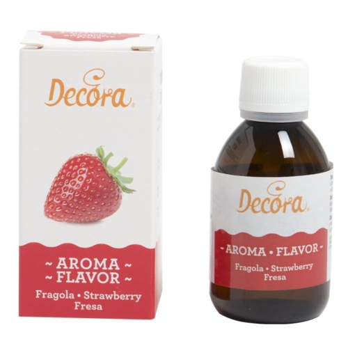 Aromat Truskawkowy aromat spożywczy w płynie Decora 50g