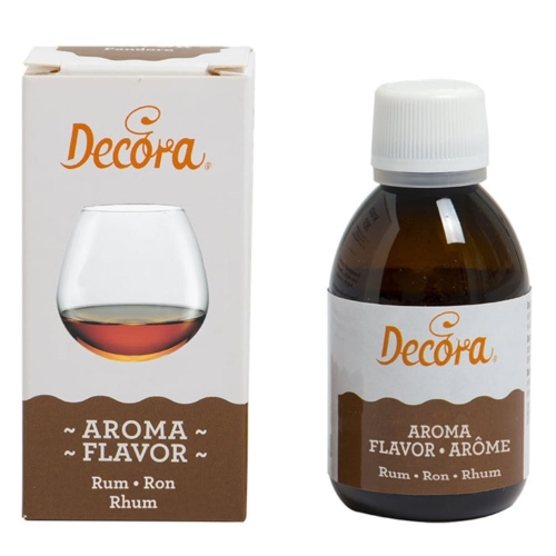 Aromat Rumowy aromat spożywczy w płynie Decora 50g