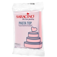 Masa cukrowa na tort Saracino Pasta Top Baby Pink różowa 250g