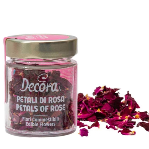 Kwiaty jadalne płatki Róży Decora 4g