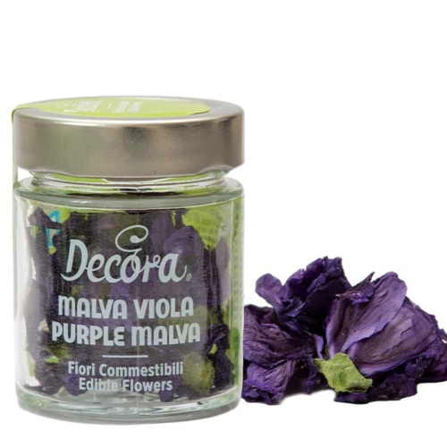 Fioletowe kwiaty jadalne Malwa Decora 1g
