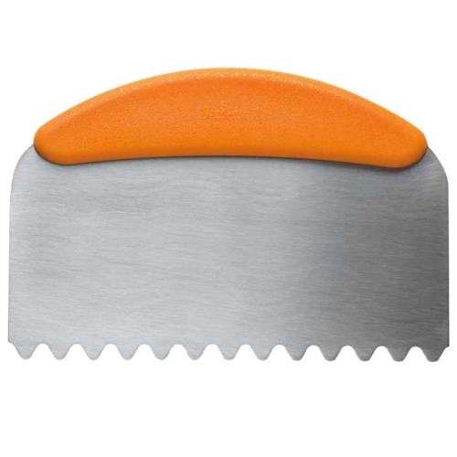 Metalowa skrobka do tortu falowana falista Decora 22,5x11cm