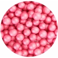 Różowe Perełki 7mm błyszcząca posypka cukrowa 60g