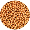 Złote Perełki 4mm błyszcząca posypka cukrowa 60g
