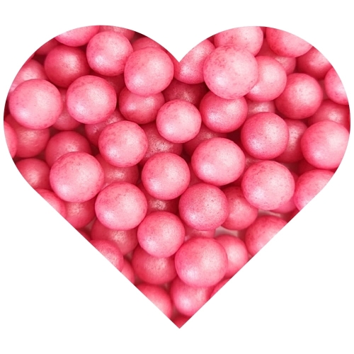 Perełki różowe 7 mm