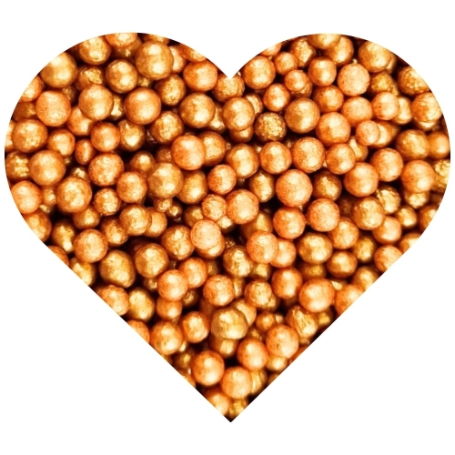 Perełki złote 4 mm